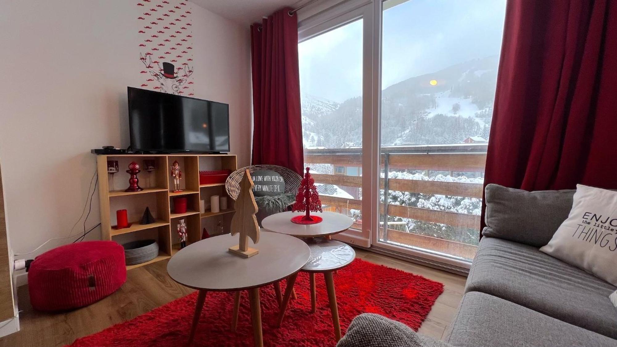 Rouge Canneberge -8 Personnes- 84M2 Vue Degagee Setaz Valloire Εξωτερικό φωτογραφία