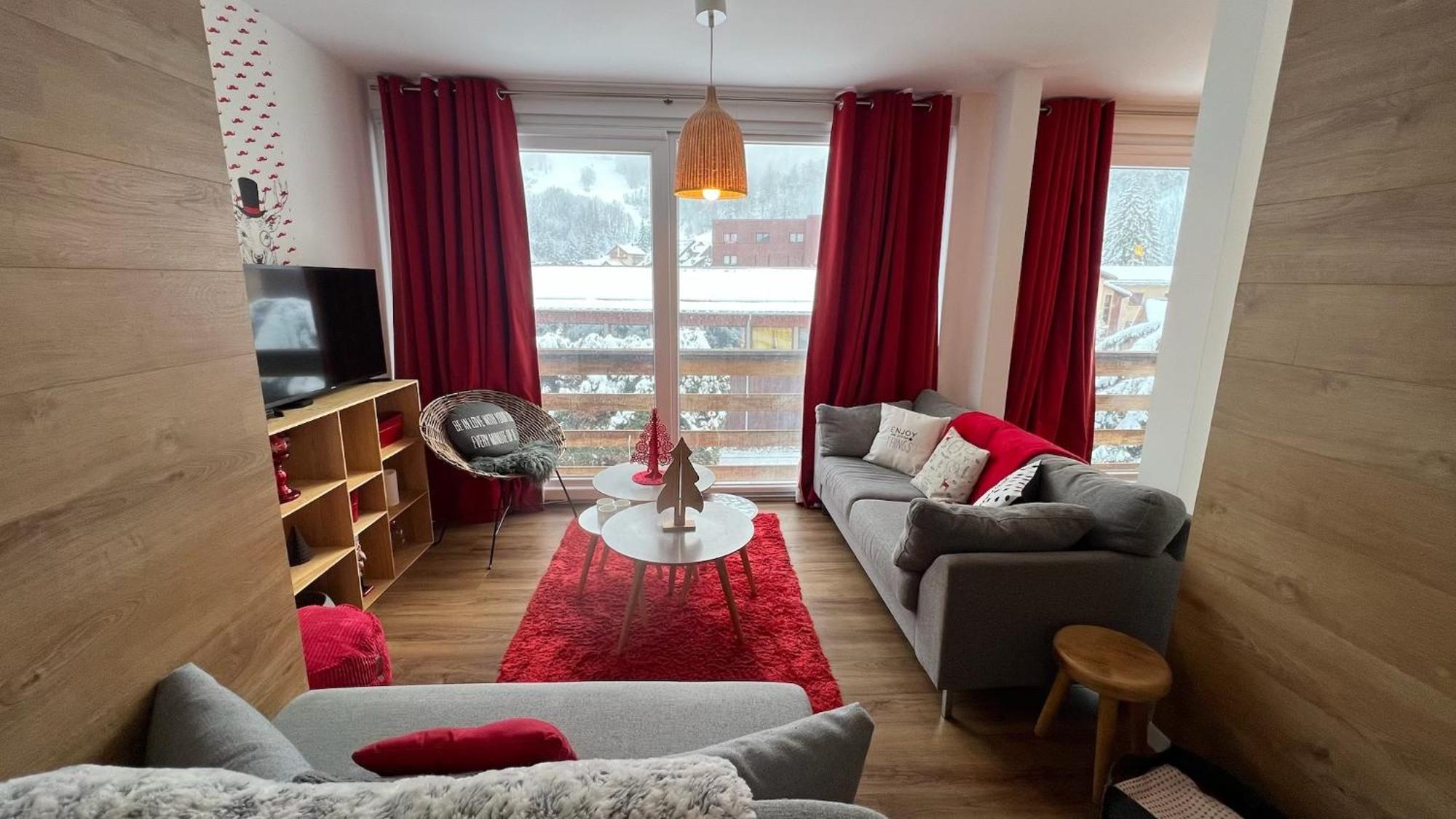 Rouge Canneberge -8 Personnes- 84M2 Vue Degagee Setaz Valloire Εξωτερικό φωτογραφία