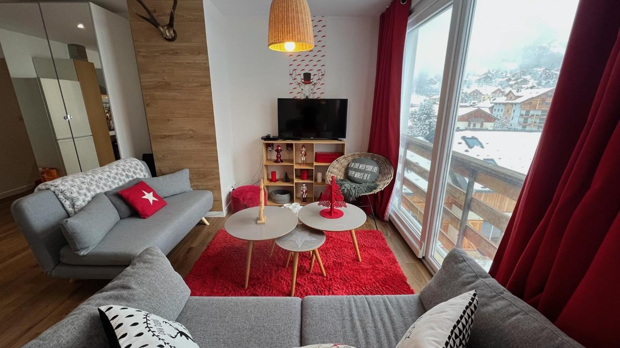 Rouge Canneberge -8 Personnes- 84M2 Vue Degagee Setaz Valloire Εξωτερικό φωτογραφία